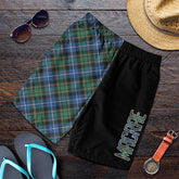 MacRae Hunting Ancient Tartan Crest Men's Short - Cross Style